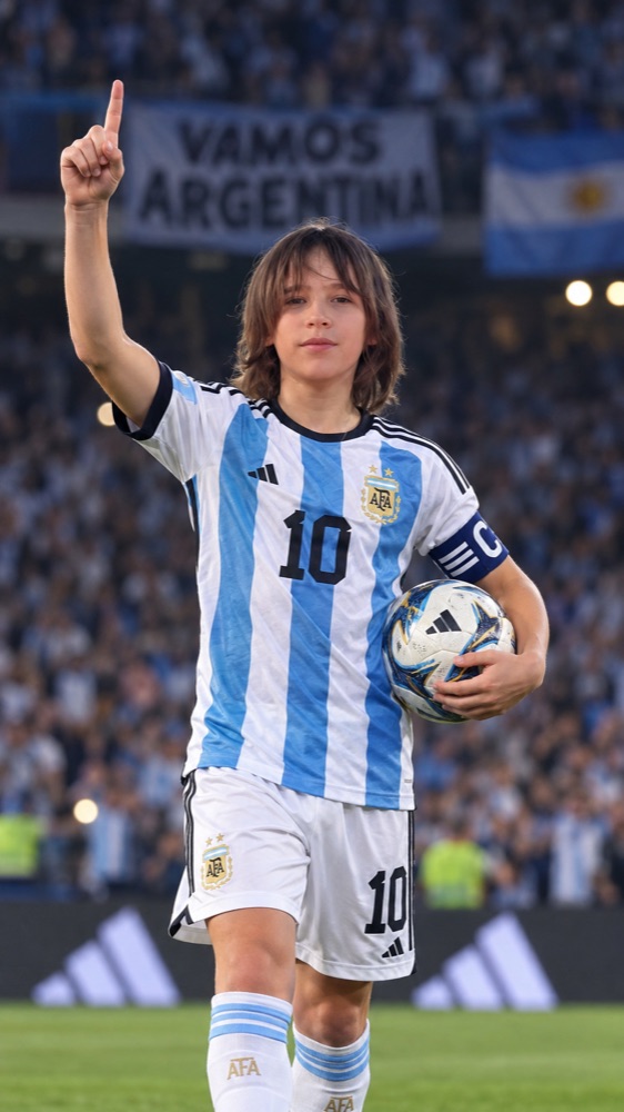 El capitán de Brutizi Juegos con la 10 y la pelota